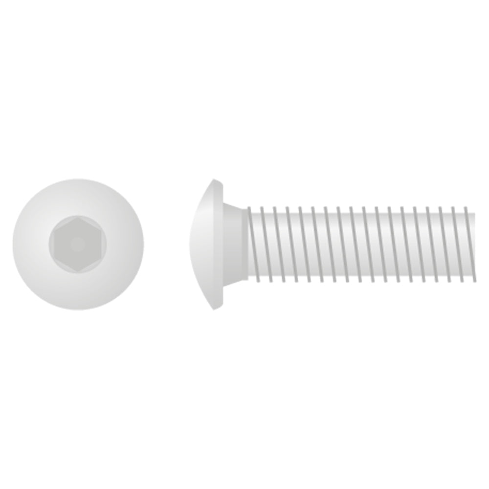 APICO BUTTON HEAD ALLEN BOLT M6X1.0X20 10MM  10-PACK