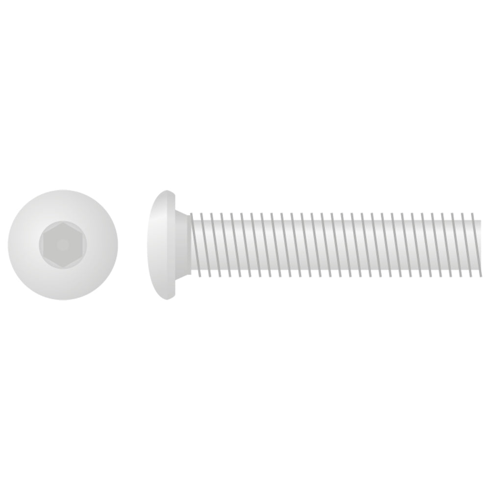 APICO BUTTON HEAD ALLEN BOLT M8X1.25X40 10MM  10-PACK