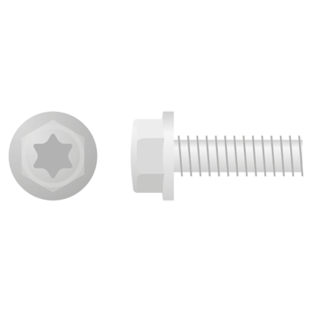 APICO EURO STYLE FLANGE BOLT M5X16 10-PACK
