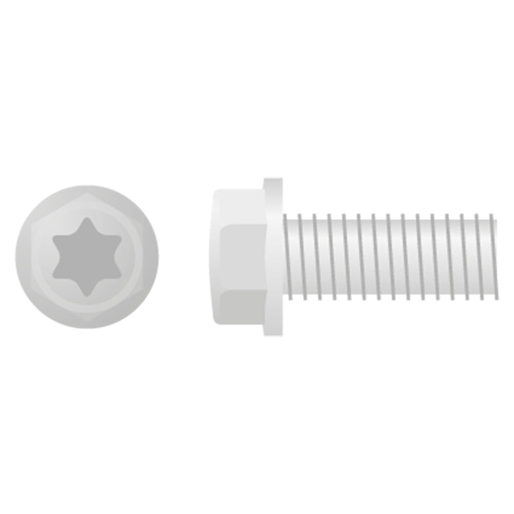 APICO EURO STYLE FLANGE BOLT M6X20 10-PACK