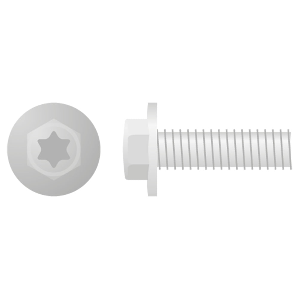 APICO EURO STYLE LARGE FLANGE BOLT M6X20 10-PACK