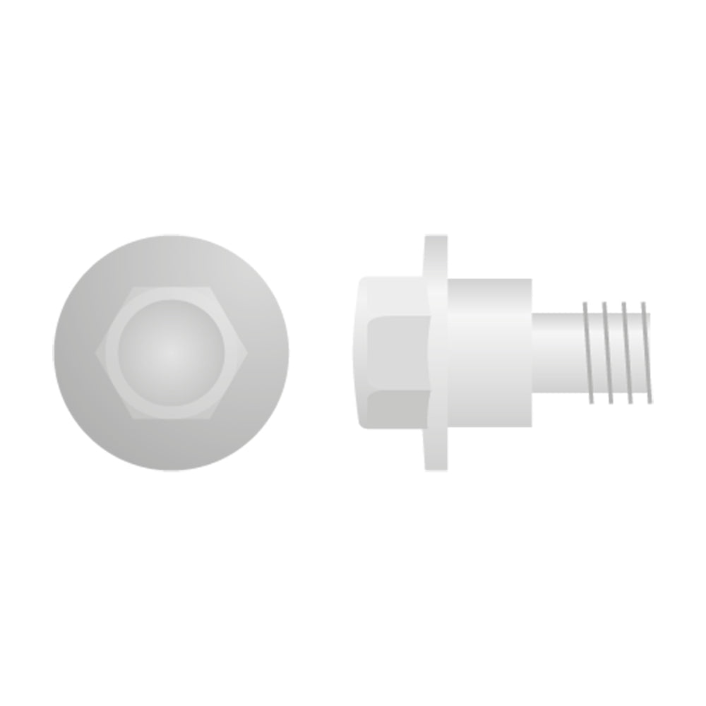 APICO EURO STYLE LARGE FLANGE SHOULDER BOLT M6X12 10-PACK