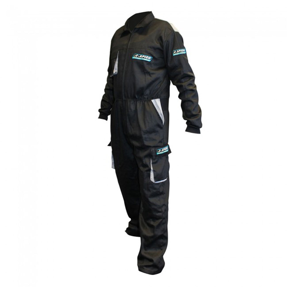 APICO MECHANIC WORKSHOP OVERALLS BLACK -MD