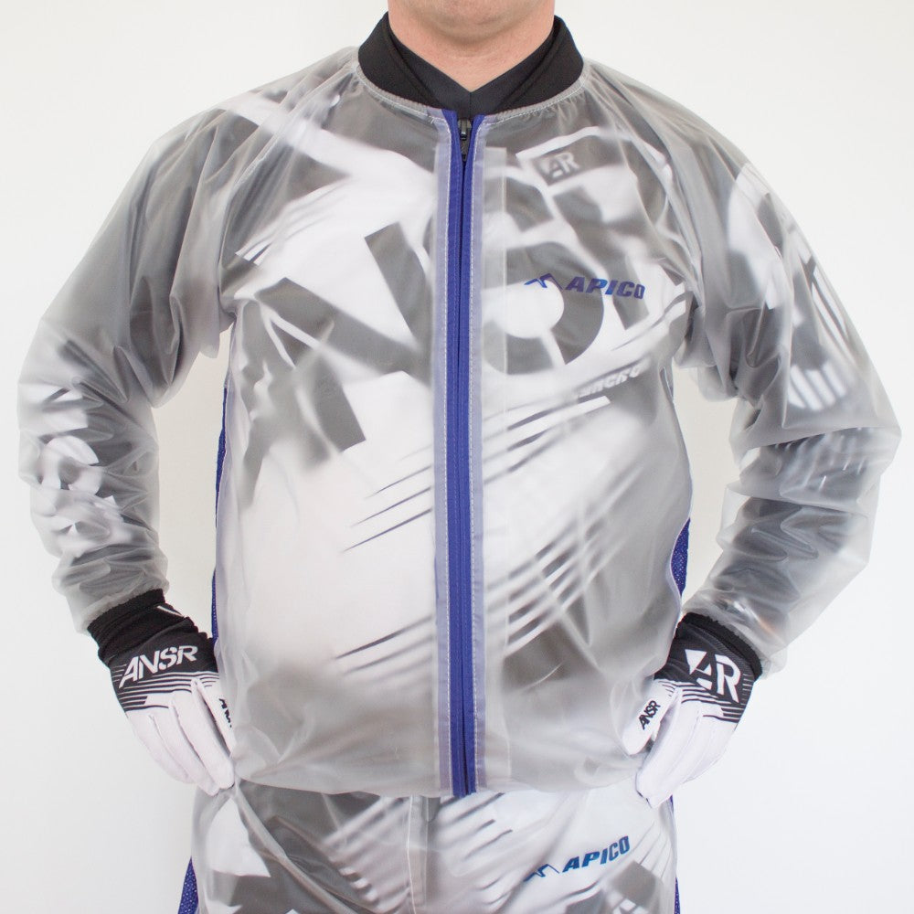 APICO APICO CLEAR RAIN JACKET CLEAR/BLUE