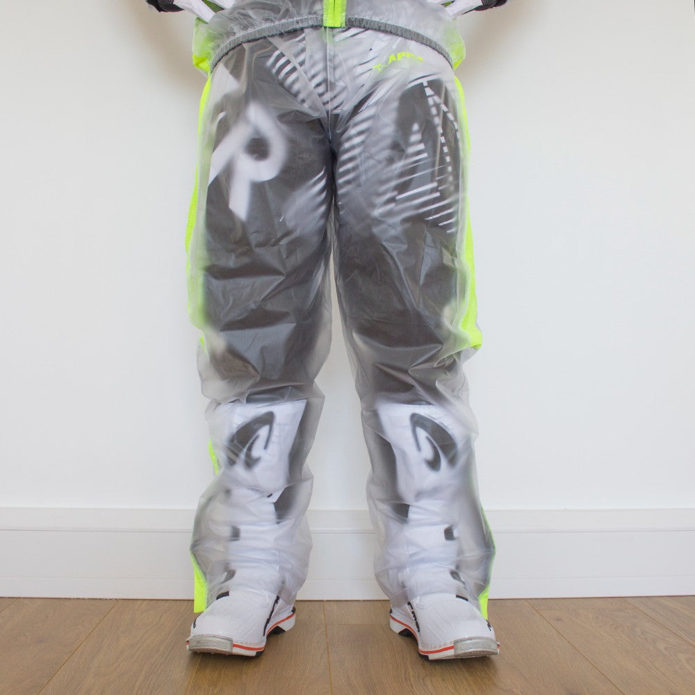 Apico Apico Clear Rain Pant Clear/Florescent Yellow