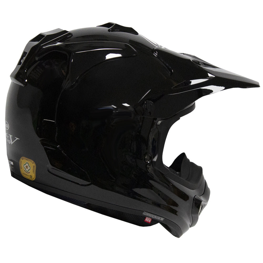 ARAI HELMET MX-V EVO PLAIN BLACK  BLACK  S