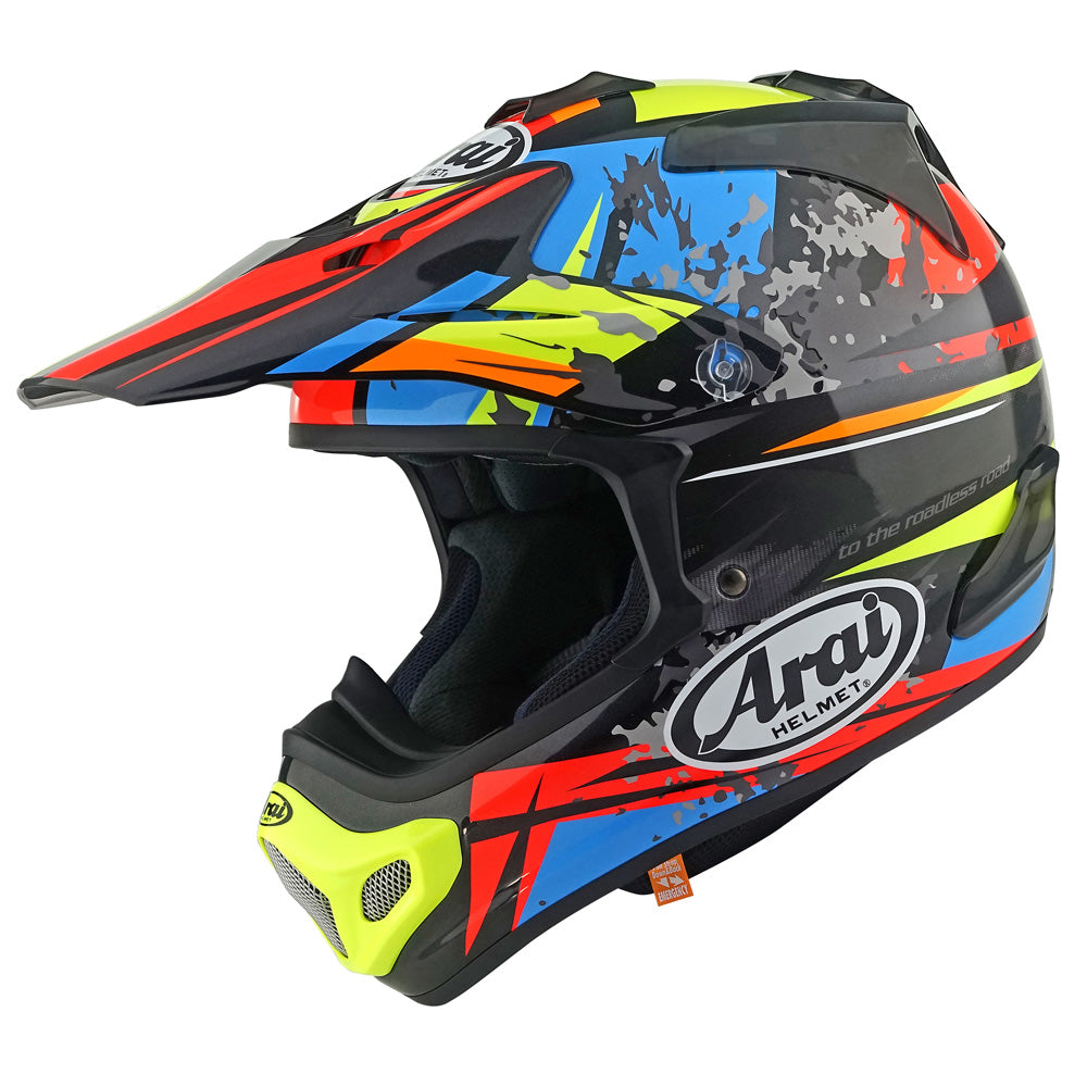 ARAI HELMET MX-V EVO TRACK  BLACK  S