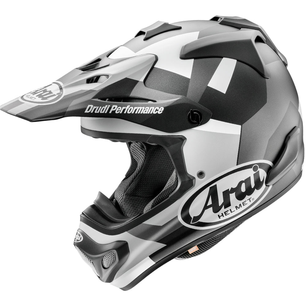 ARAI HELMET MX-V BLOCK BLACK  BLACK  S