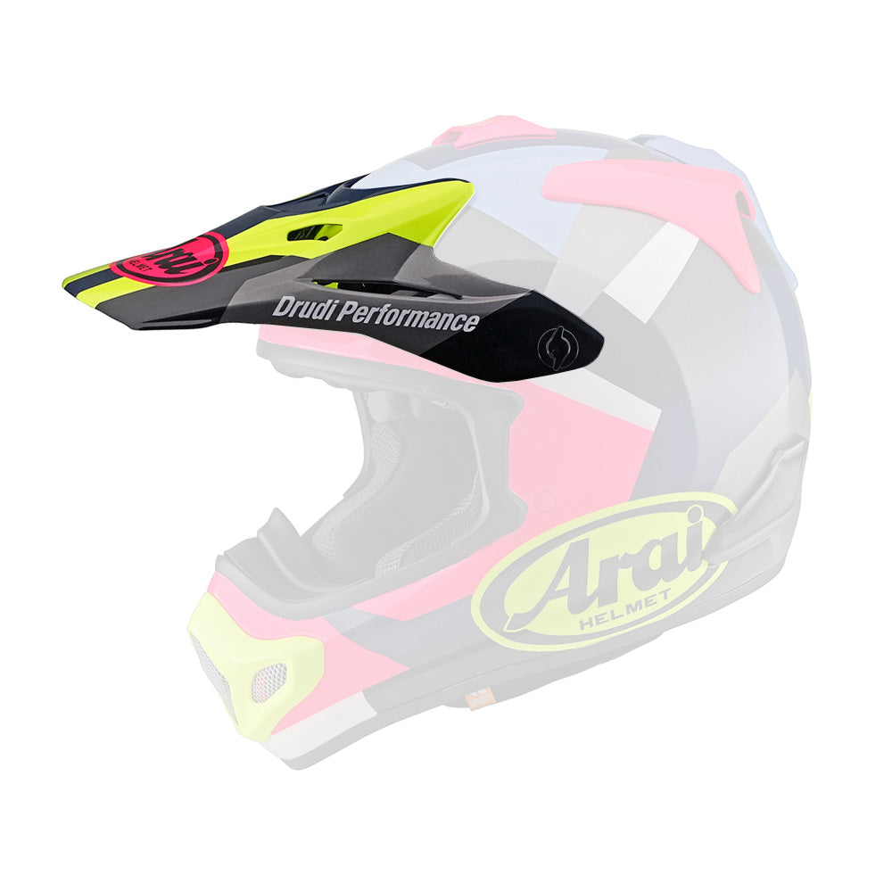 ARAI SPARE PEAK MX-V BLOCK PINK  PINK