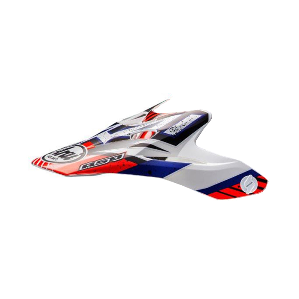 ARAI SPARE PEAK MX-V SLASH RED  RED