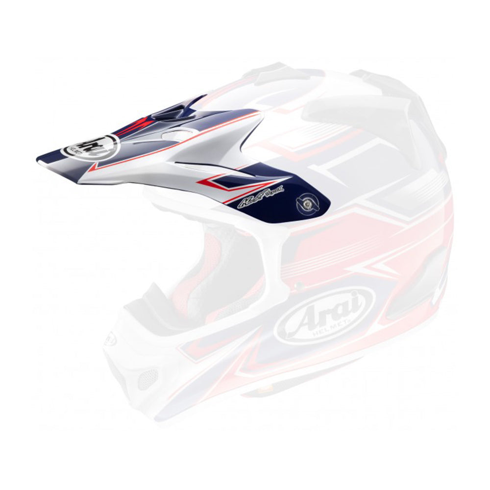ARAI SPARE PEAK MX-V SLY RED  RED