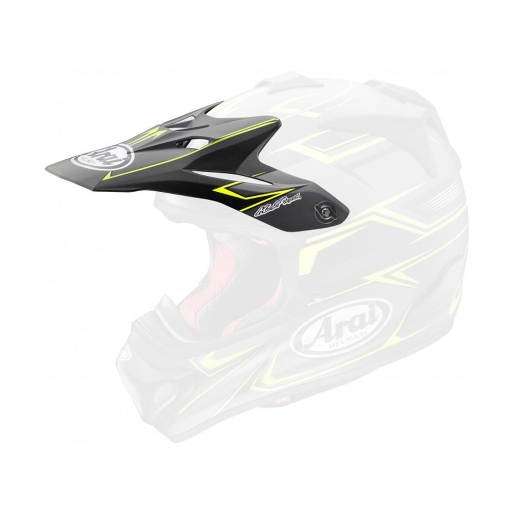 ARAI SPARE PEAK MX-V SLY YELLOW (MATT)  YELLOW