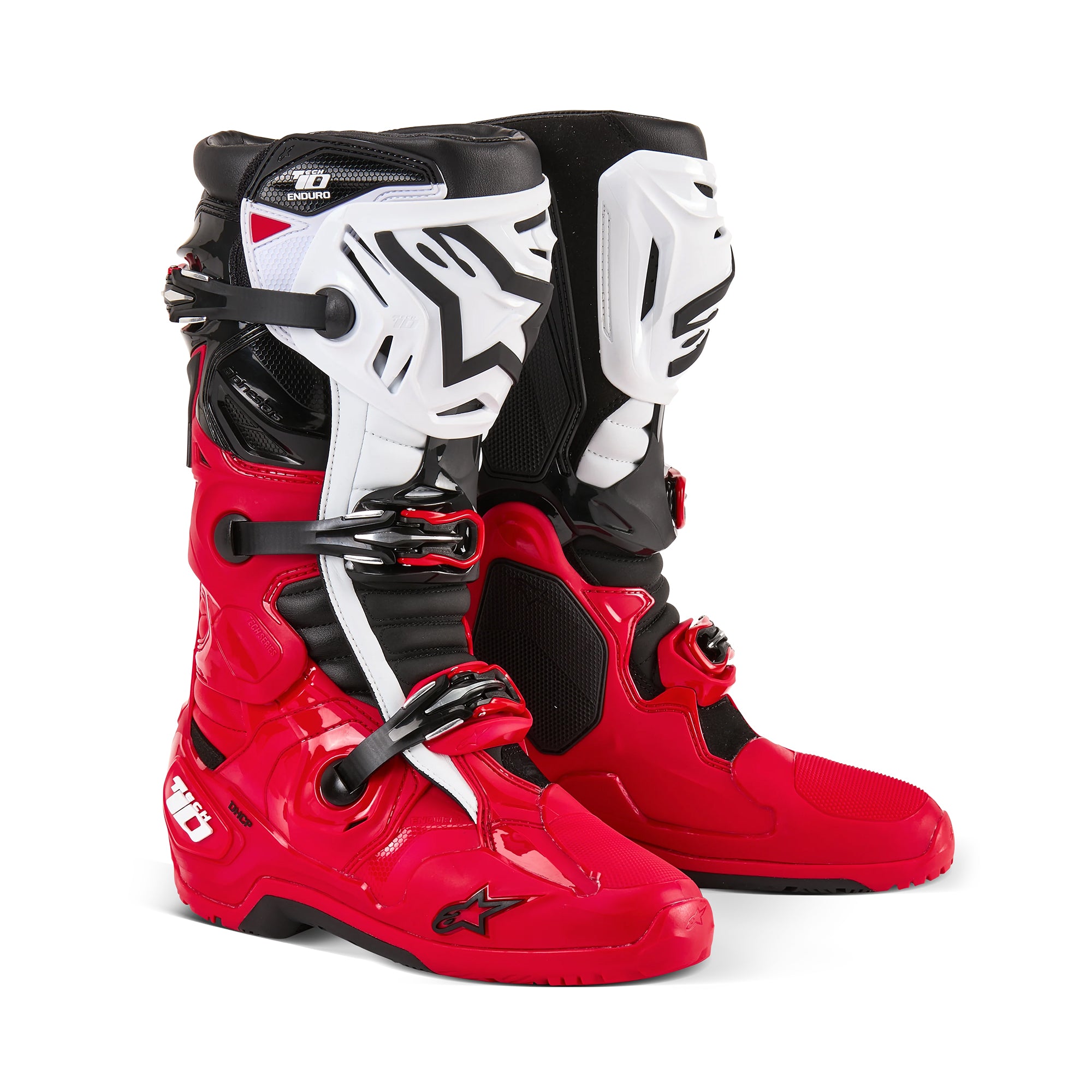 Alpinestars Tech 10 Enduro - Bright Red / Black / White