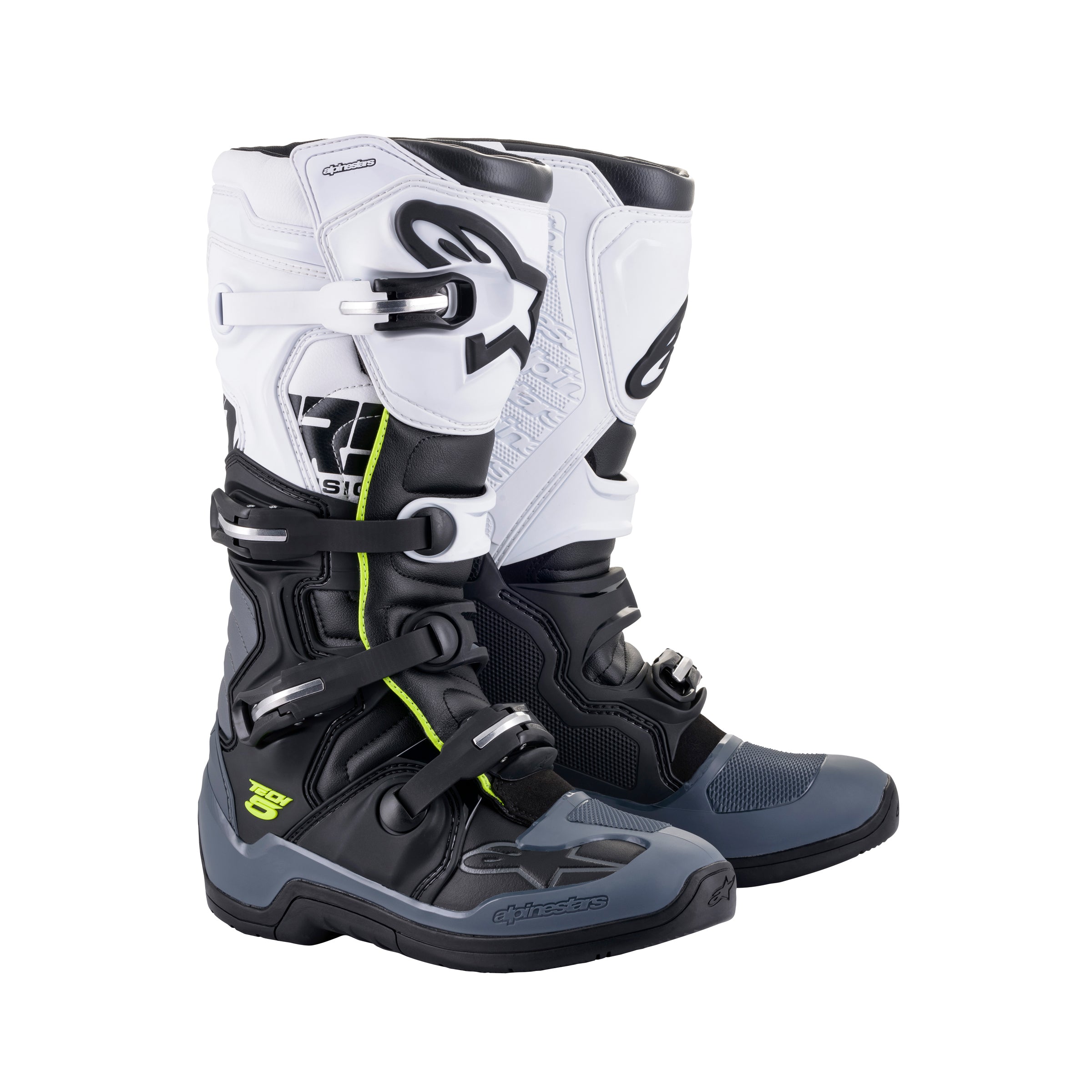 Alpinestars Tech 5 - Black Dark Gray White Boots