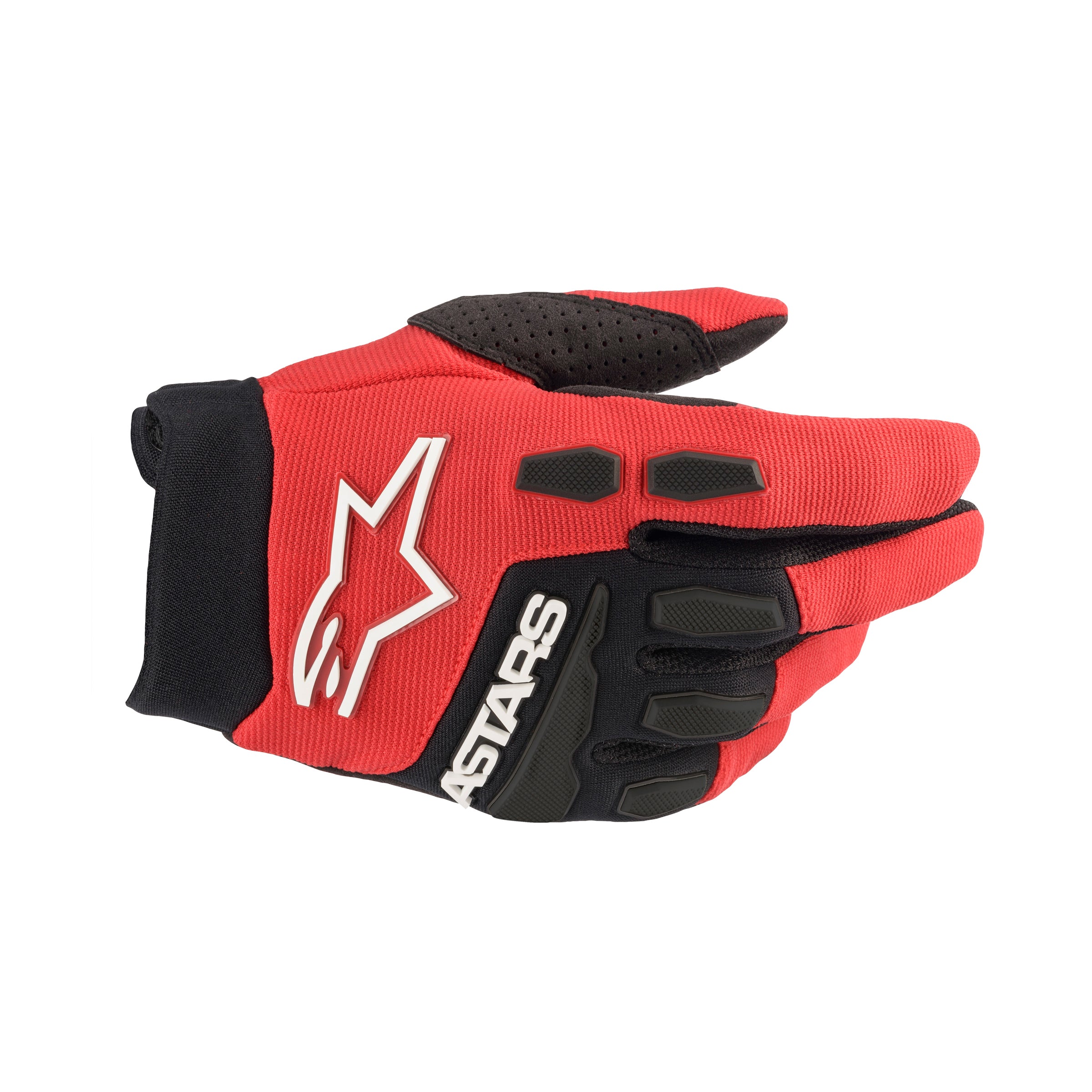 Alpinestars Youth & Kids Full Bore Gloves - Bright Red Black - 3XS