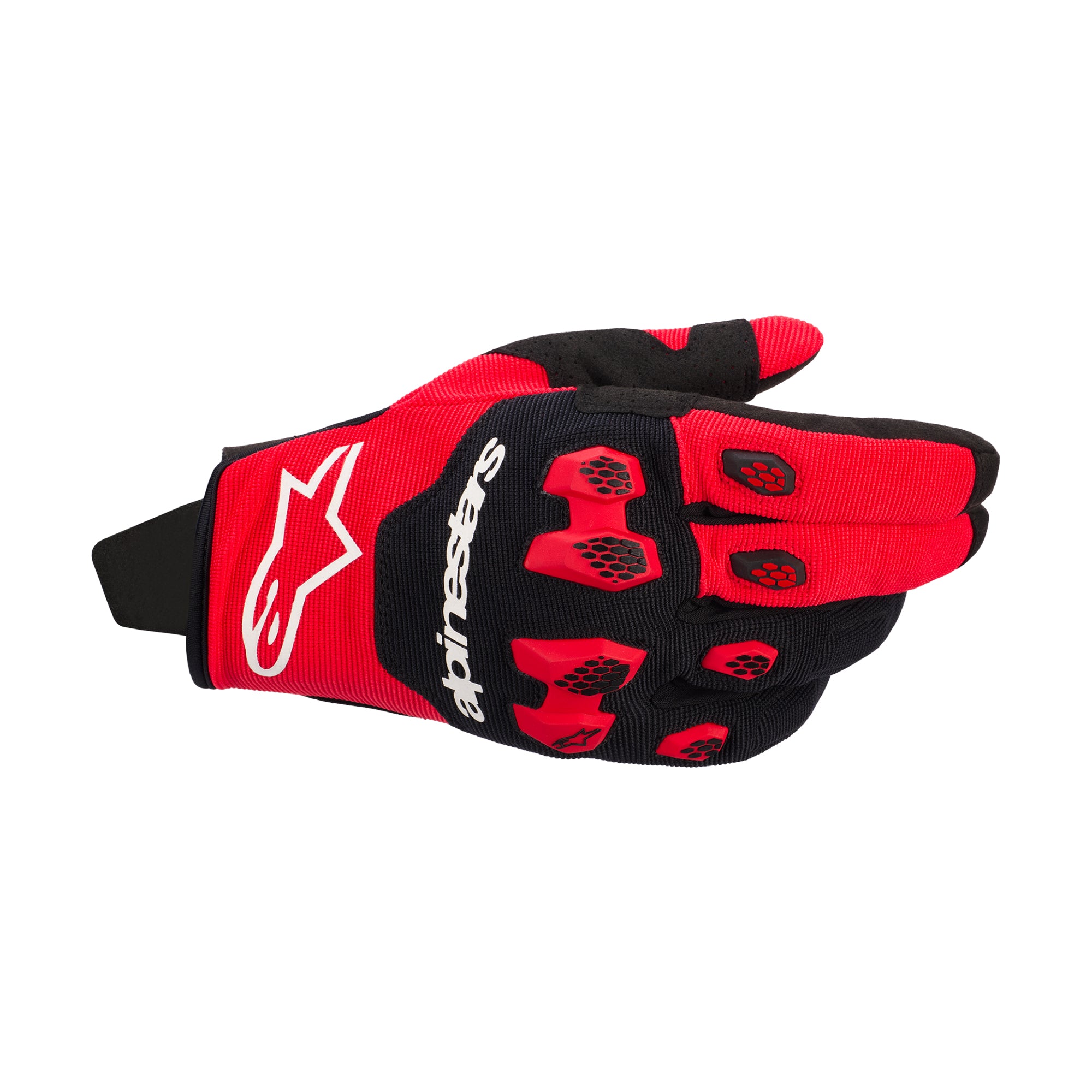 Alpinestars Pro-Dura Gloves - Bright Red Black