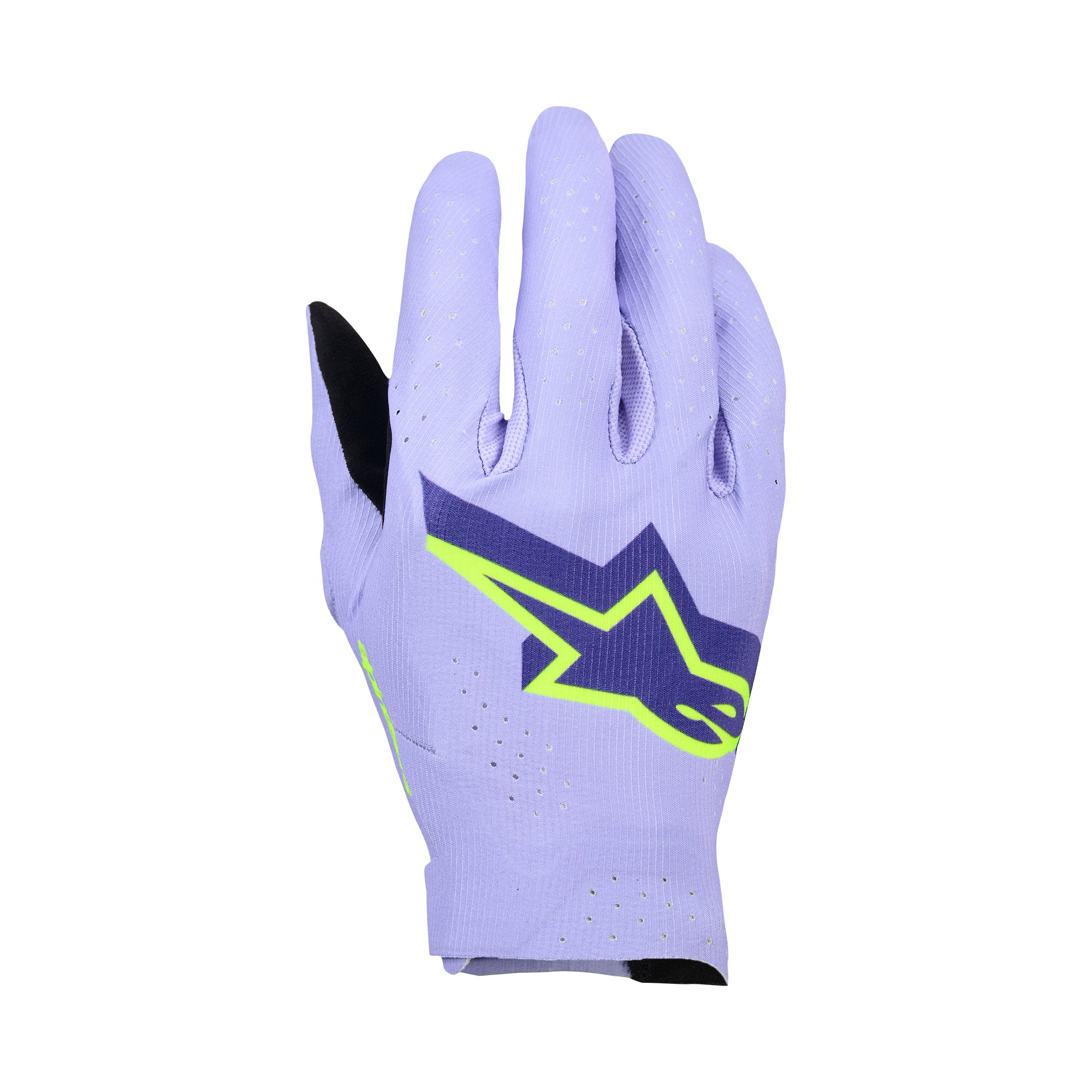 Alpinestars Supertech MX Gloves - Lavender Violet Fluo Yellow