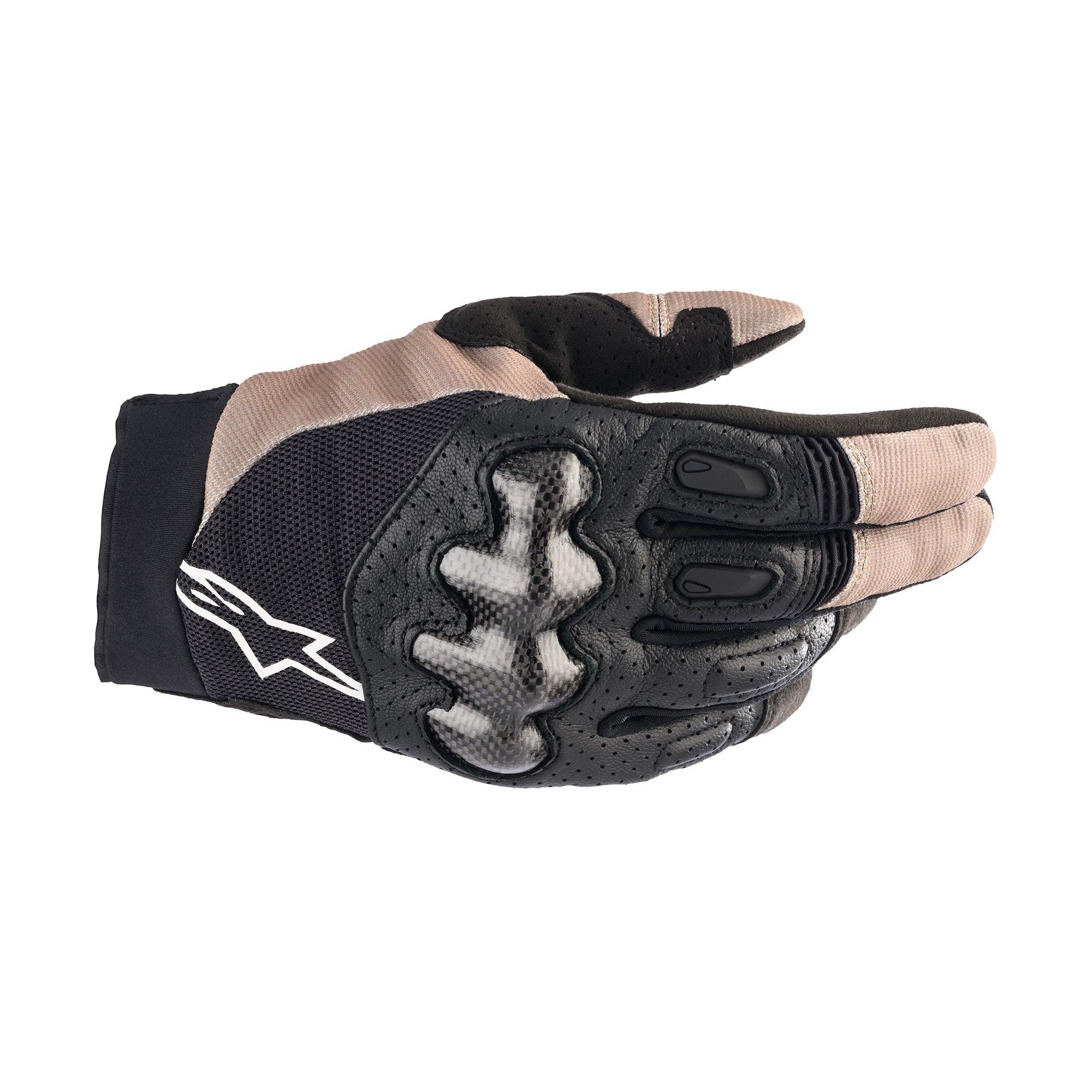 Alpinestars Megawatt Gloves - Black / Fluo. Red