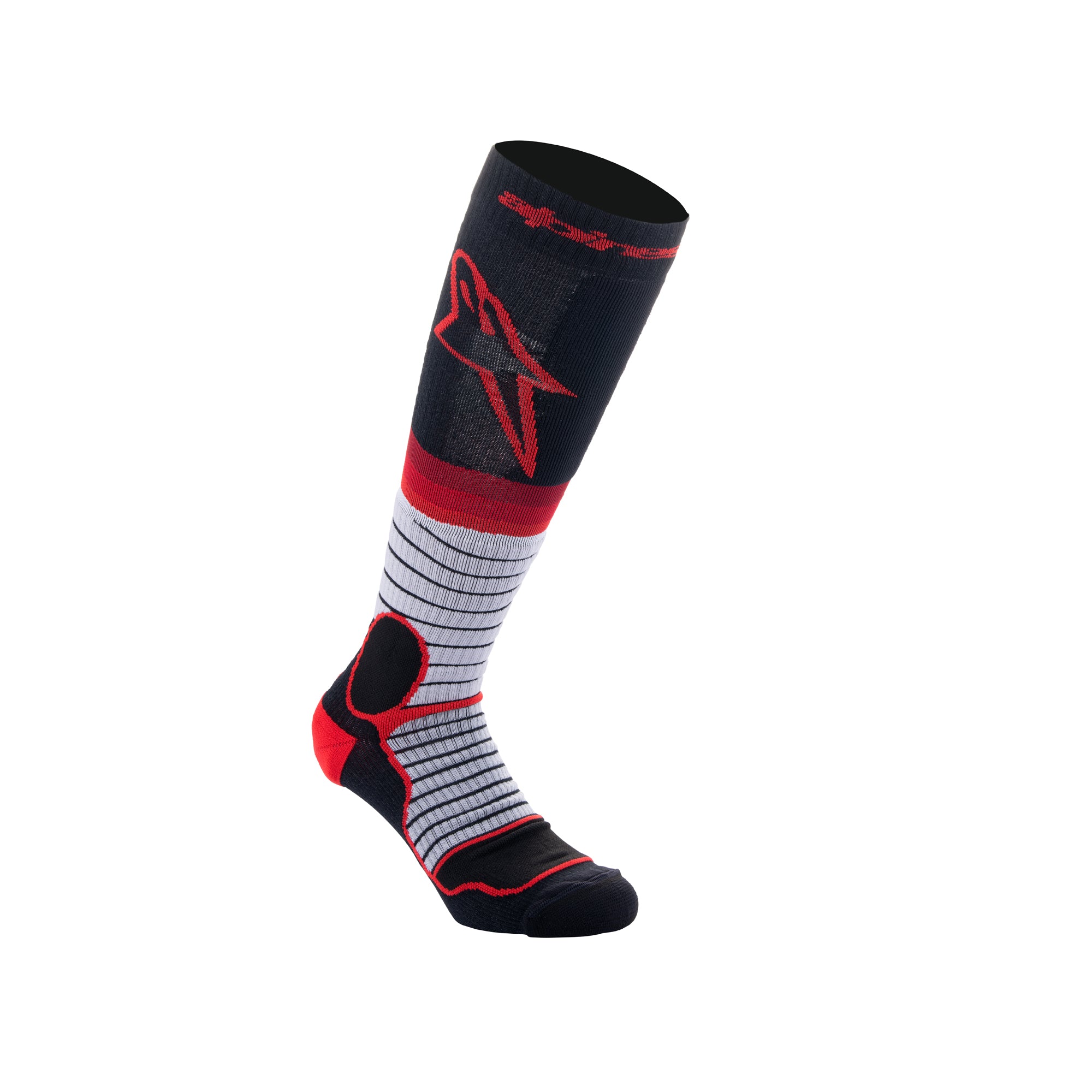 Alpinestars MX Pro Socks - Black/Gray/Red