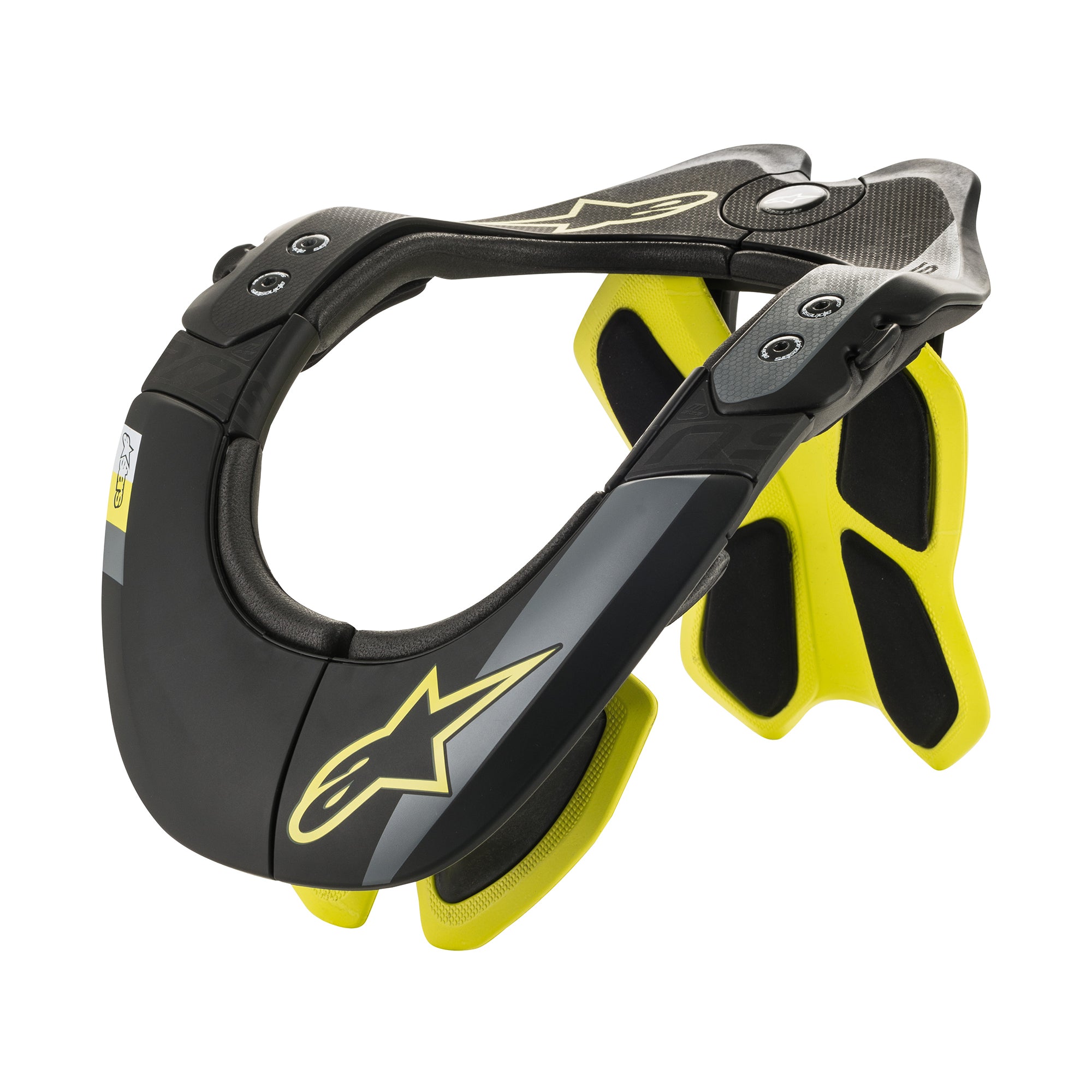 Alpinestars BNS Tech-2 - Black Yellow Fluo - Size XS/M