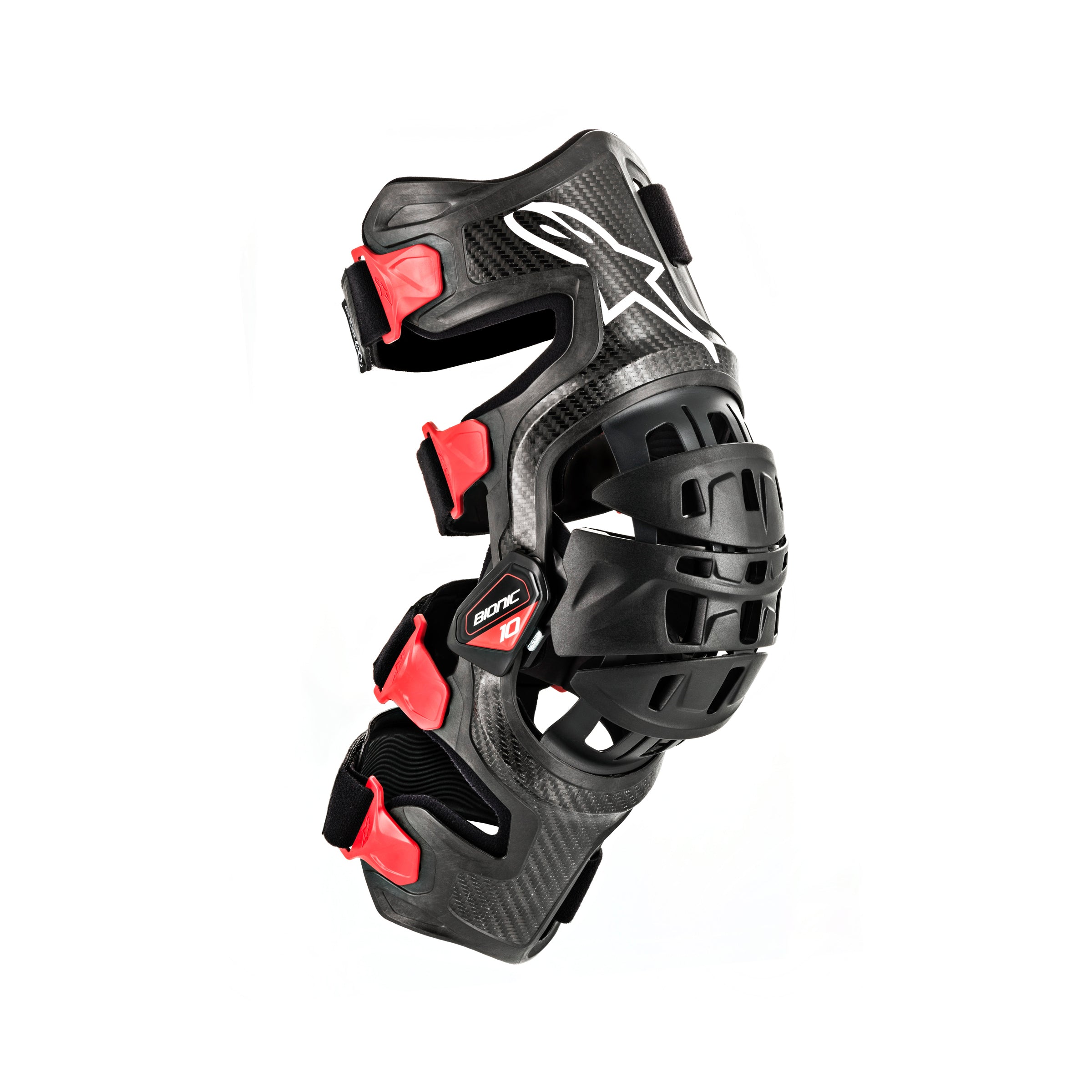 Alpinestars Bionic-10 Carbon Knee Brace Right - Black Red - S