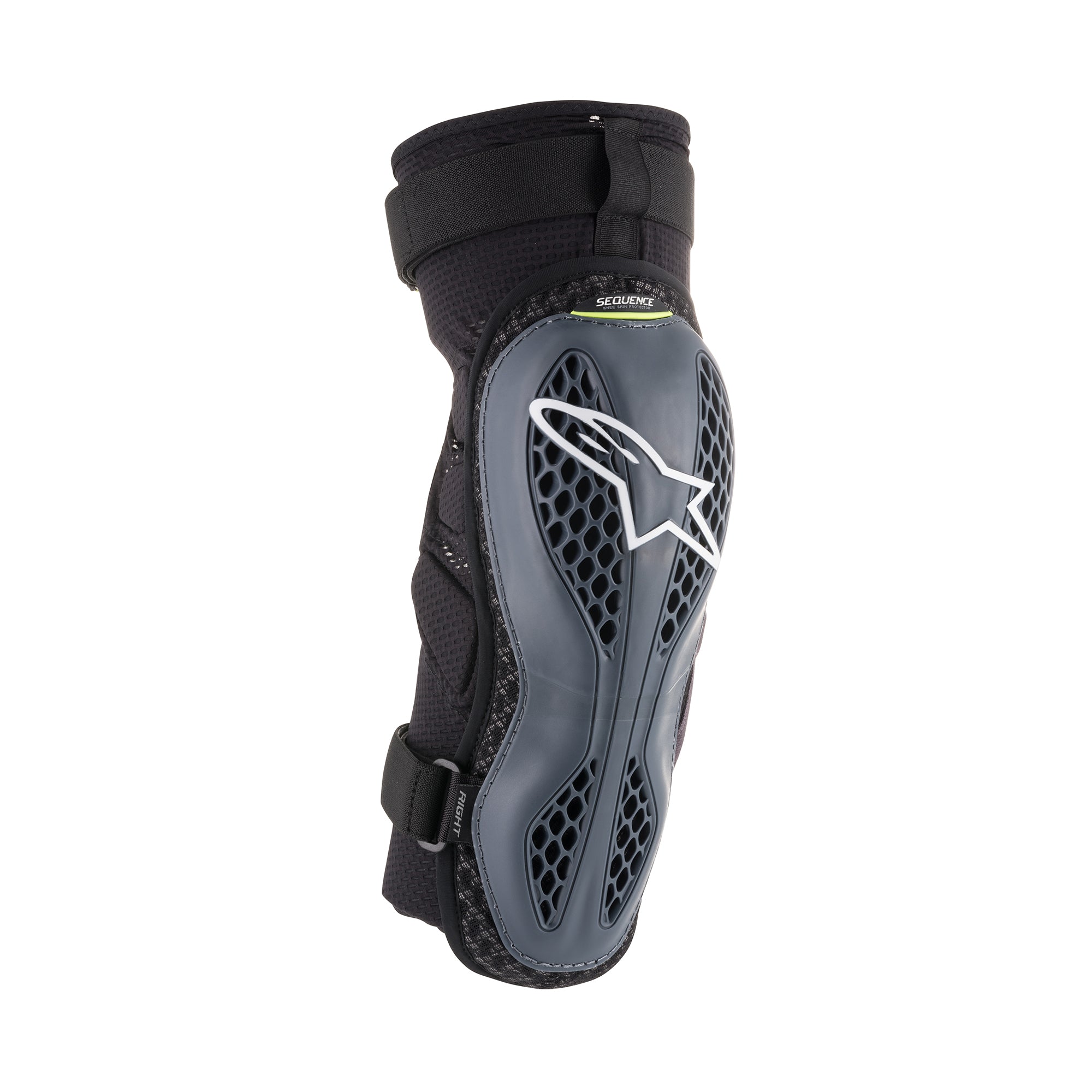 Alpinestars Sequence Knee Protector - Anthracite Yellow Fluo - XXL