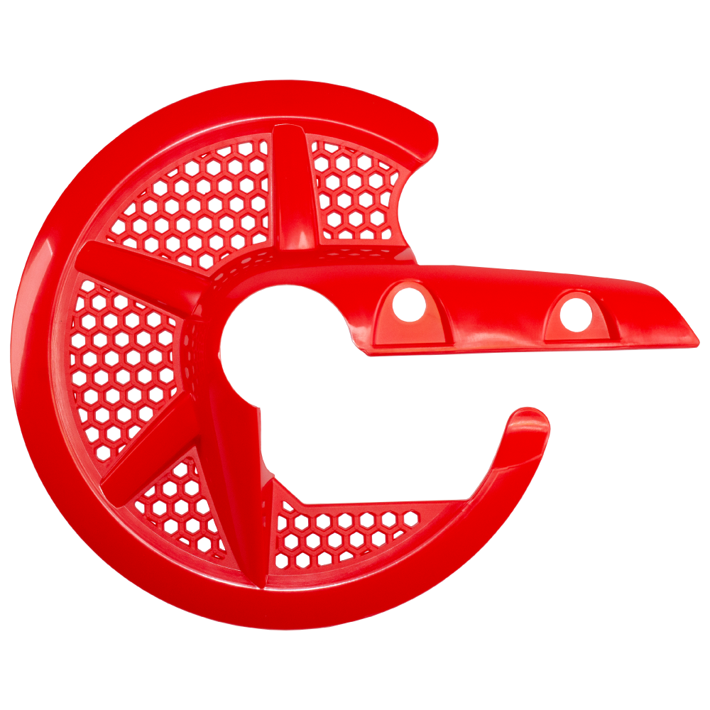 APICO FRONT BRAKE DISC COVER GAS GAS TXT/PRO/RACING 04-24, RED
