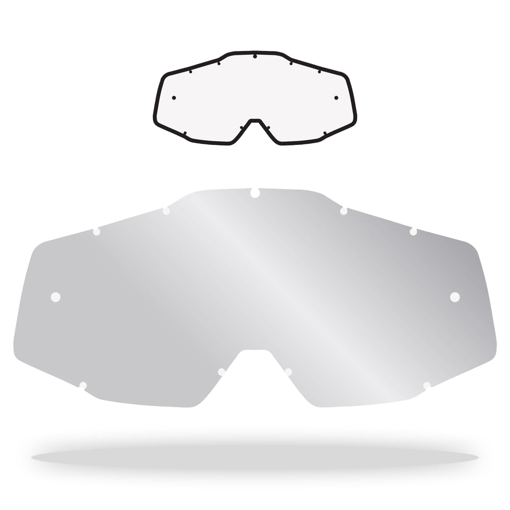 ARMOR VISION IMPACT LENS 100% GEN1 - TEAR OFF  CLEAR