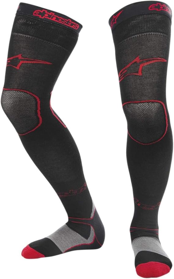 Alpinestars MX Socks - Long - Black/Red