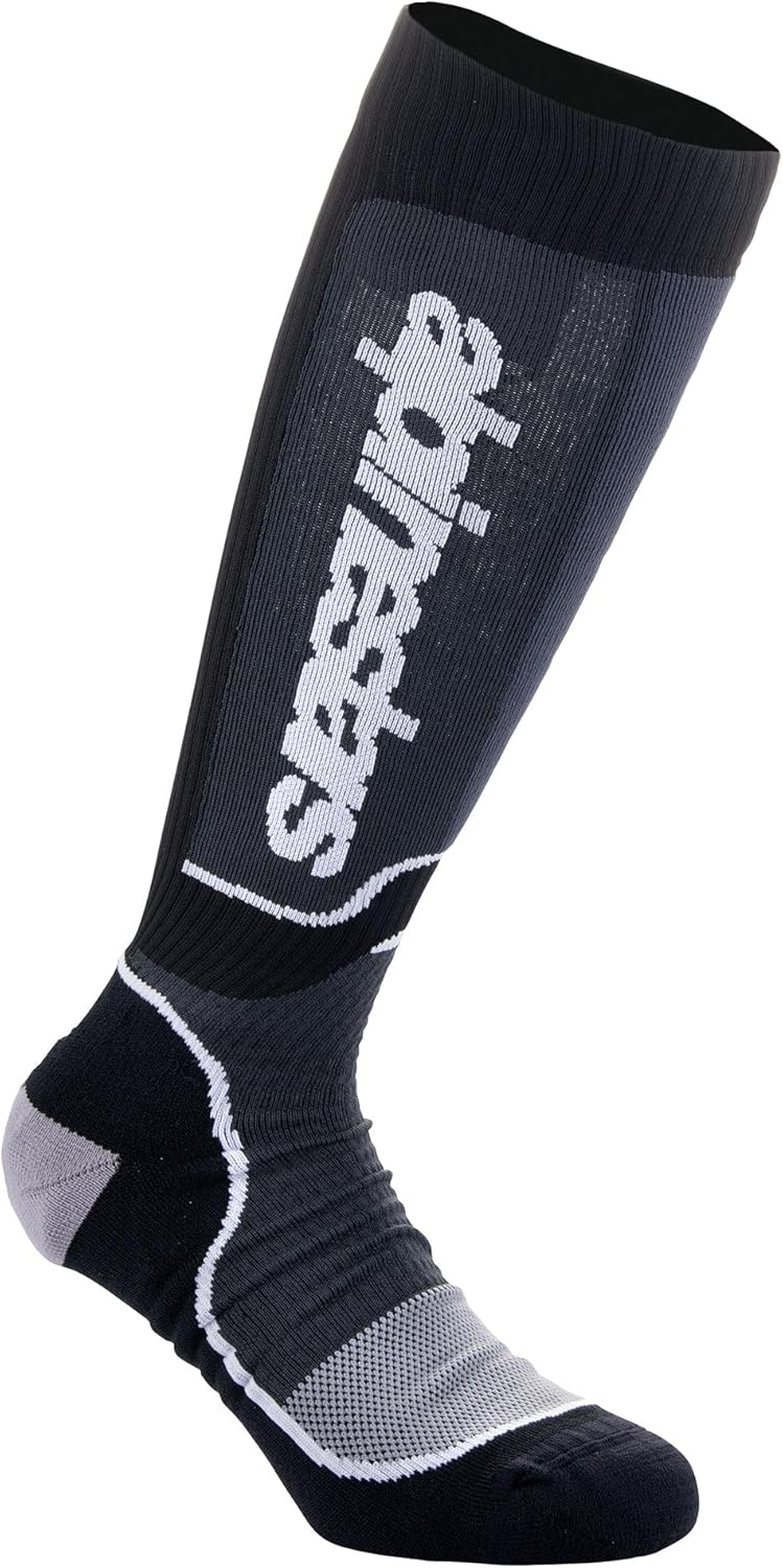 Alpinestars Youth MX Plus Socks - Black White