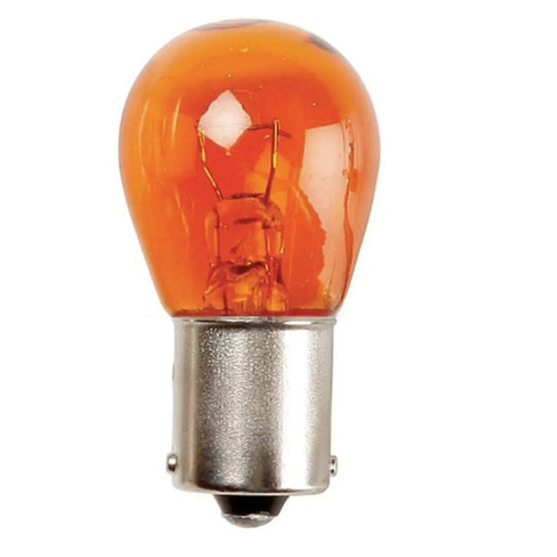 BULB BA15S 12V 10W - N245A AMBER (PER 10)