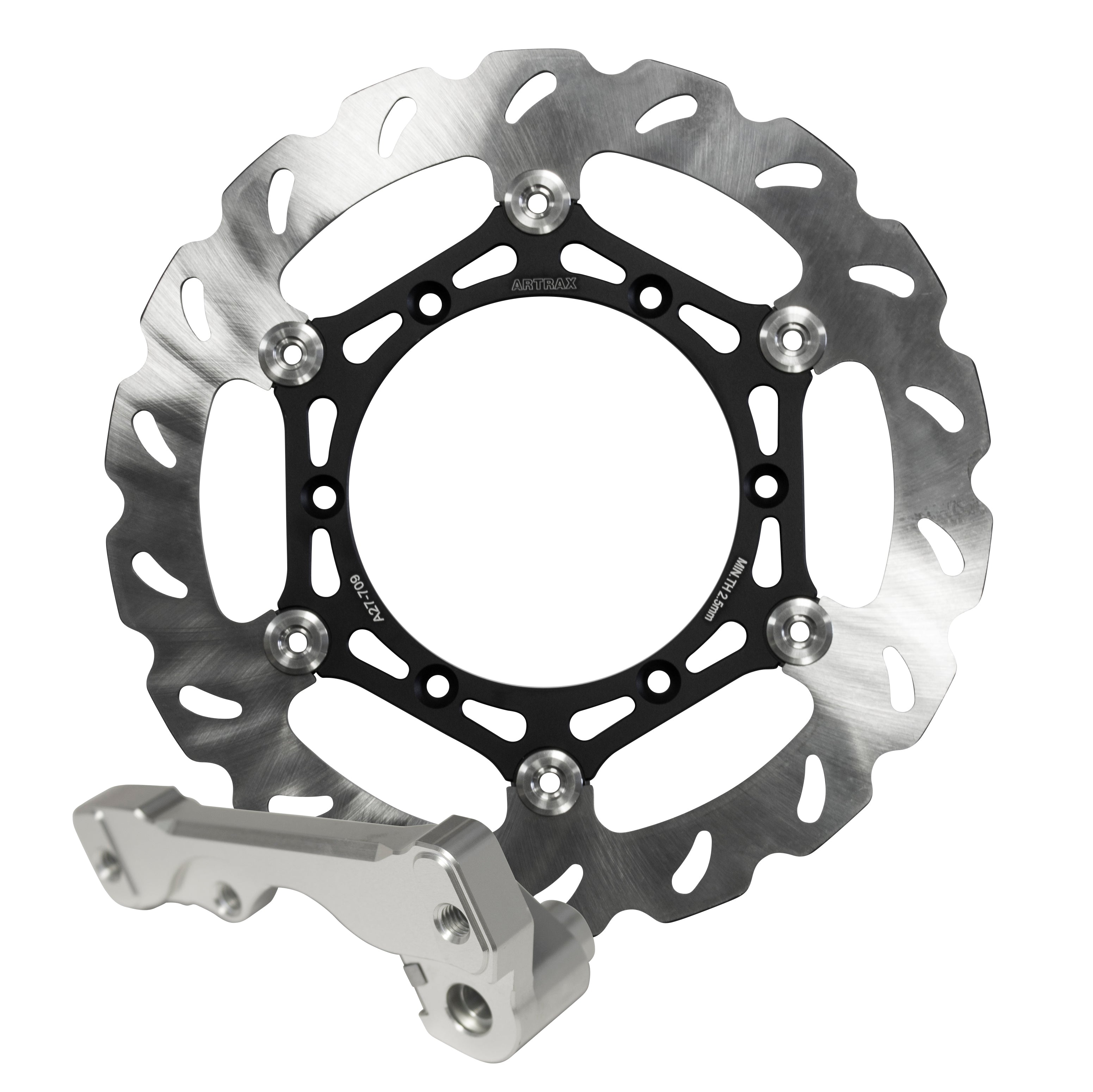 ARTRAX BRAKE DISC ARTRAX FRONT YAMAHA YZ125-250 08-16, YZ250F 07-15, YZ450F 08-15 INC ADAPTOR  270MM  A27