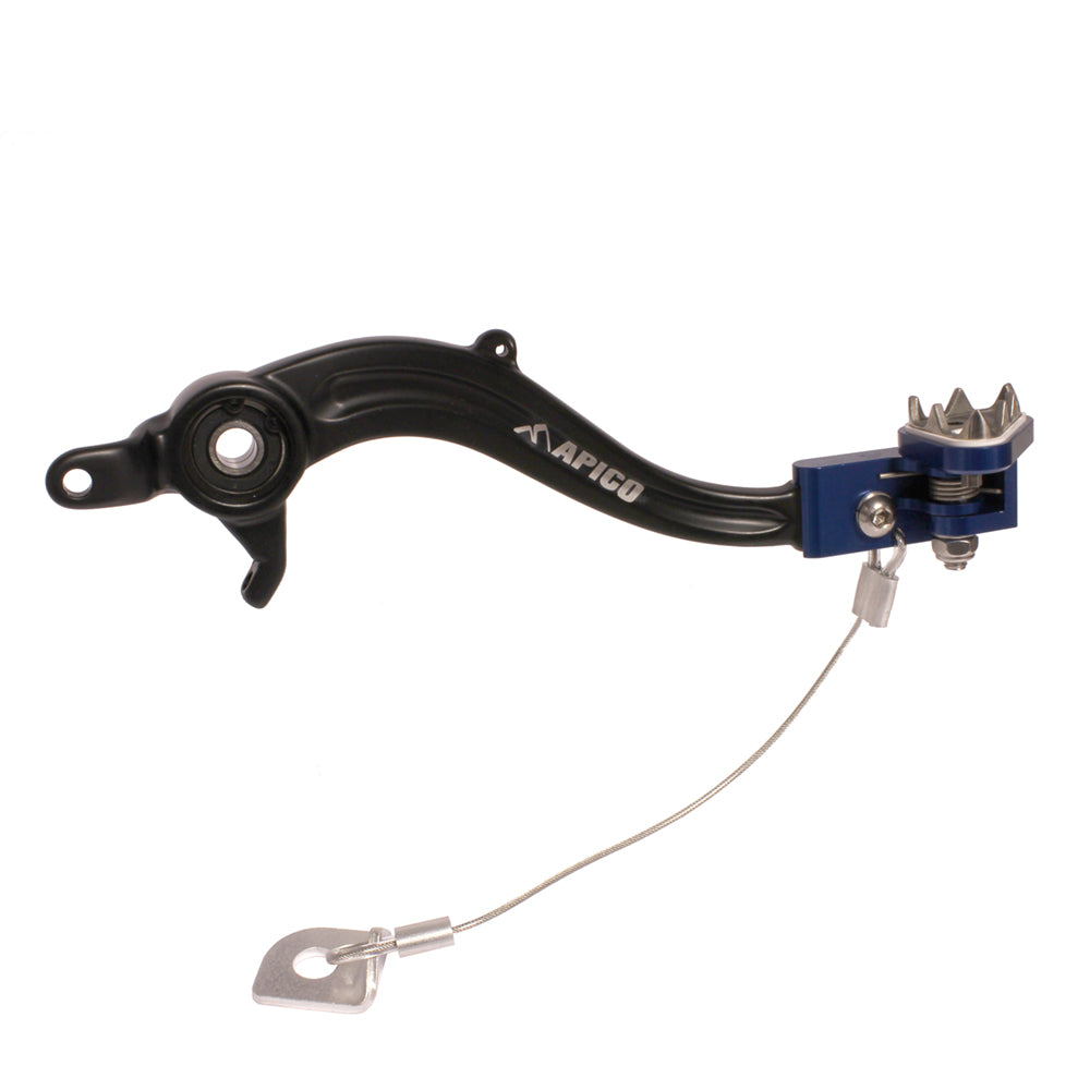 Apico Brake Pedal Forged Sherco SE-R125-300 14-25, SE-F250-500 12-25 Black/Blue