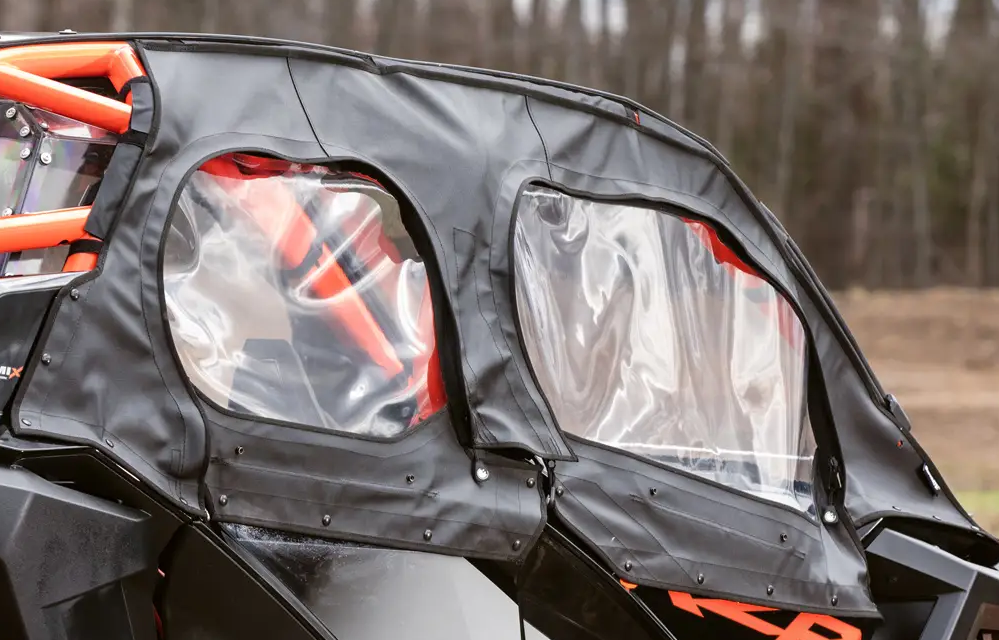 SuperATV Polaris Pro R 4 Seat Soft Cab Enclosure, Superatv Se-p-pror4-001
