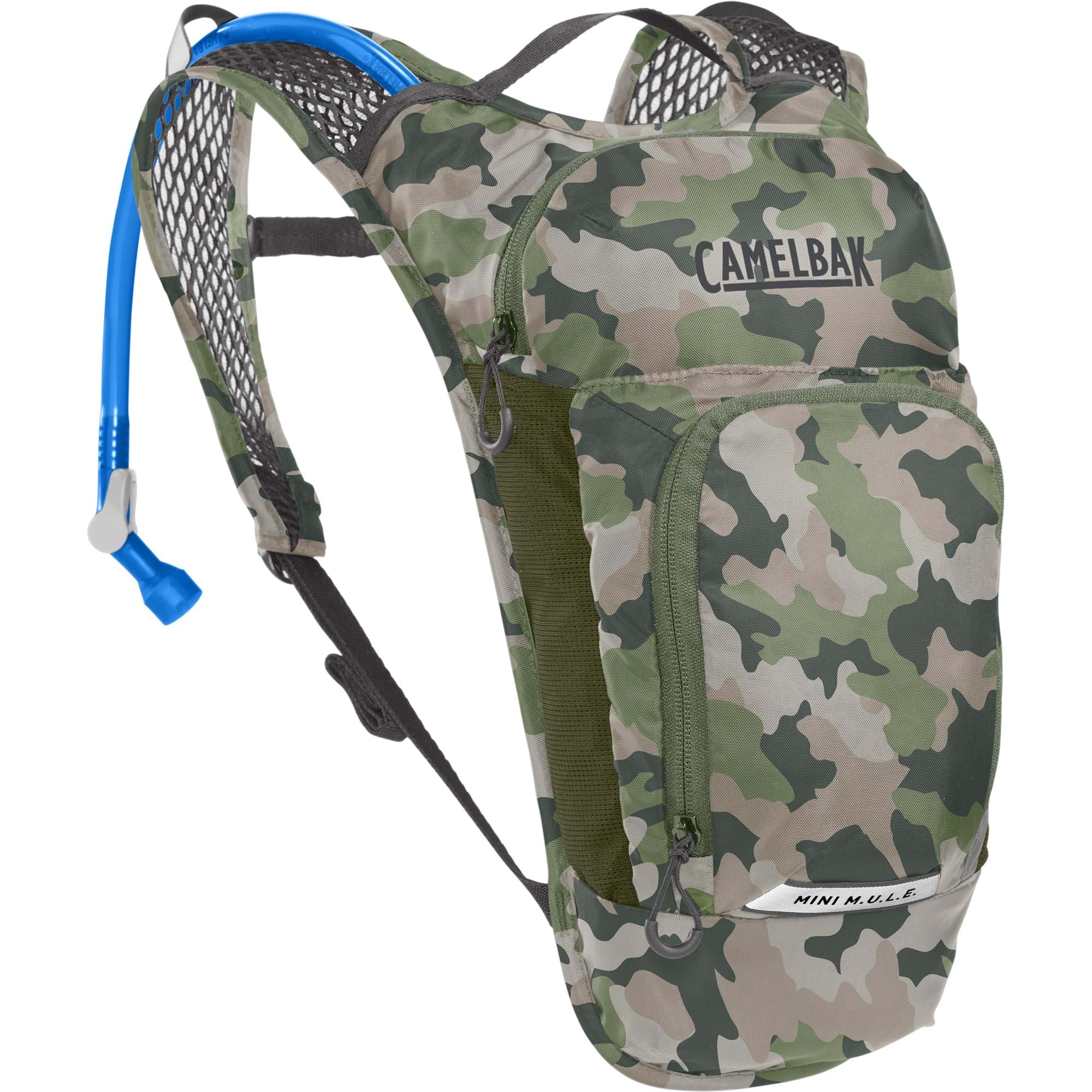 Camelbak Camelbak Kids' Mini M.u.l.e. Hydration Pack 3l with 1.5l Reservoir 2023: Camo Cbkmmb5