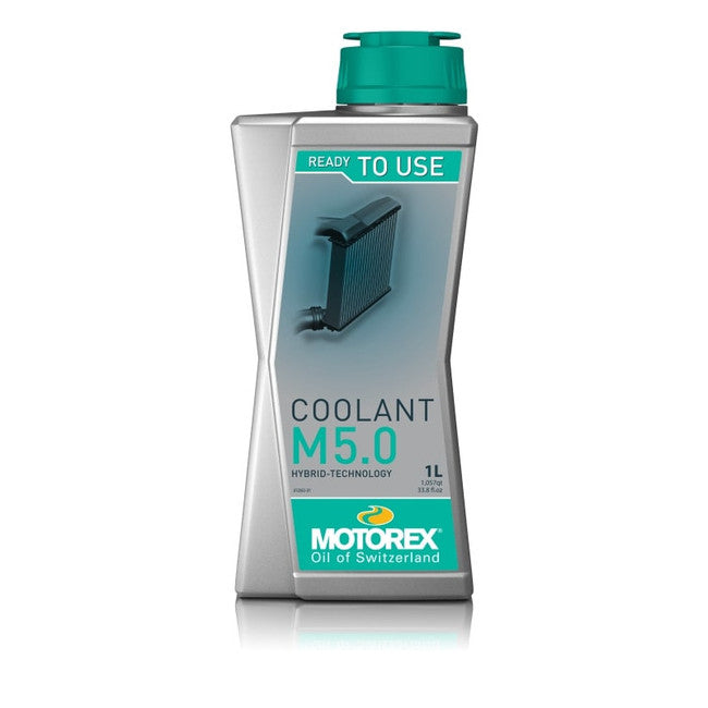 Motorex Coolant M5.0 Hybrid (HOAT) Ready to Use  Turquoise 1L