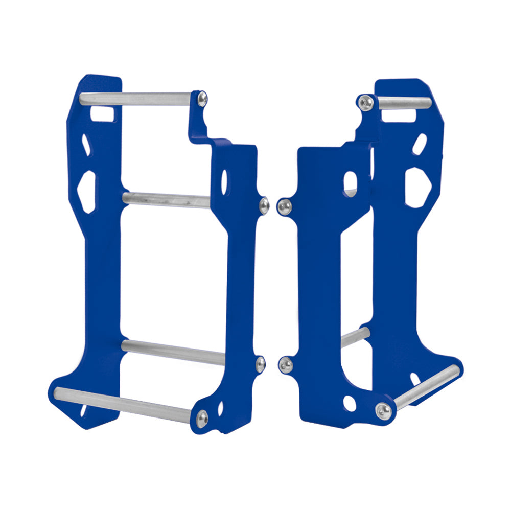 CROSSPRO ALUMINIUM RADIATOR BRACES YAMAHA YZ450F 10-13 BLUE  BLUE