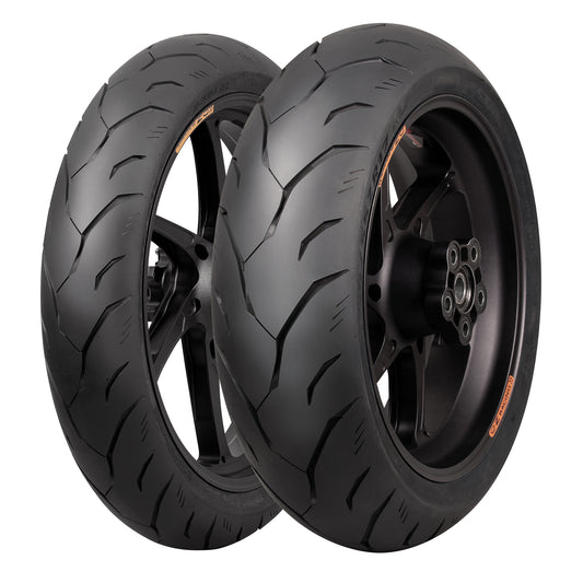 RideMigra Matched Tyre Pair 120/70-ZR17 and 160/60-ZR17