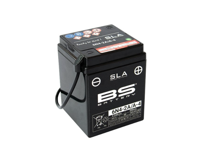 BS 6N4-2A/A-4 SLA (WC) Factory Activated Battery