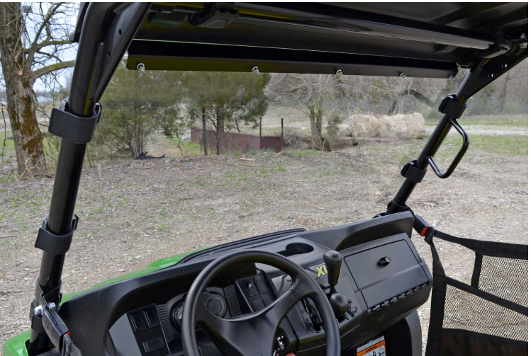 Dirt Racing Windscreen Folding Polycarbonate John Deere Gator Xuv UTV Windshield