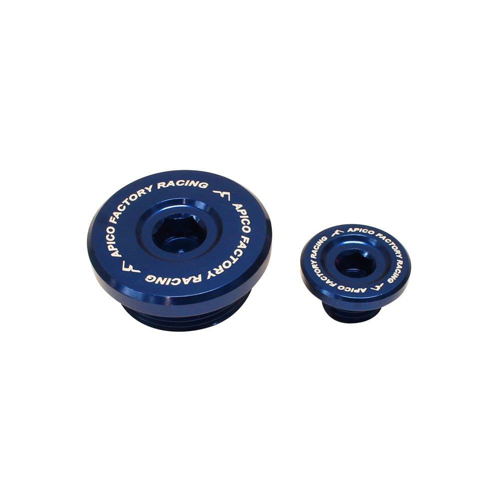 Apico Engine Plug Kawasaki KX250F 04-10,  Suzuki RM-Z250 04-06 Blue