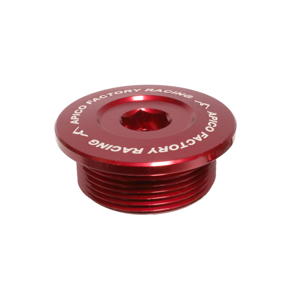 Apico Engine Plug Honda CRF450R 17-25, CRF450RX 17-25,  CRF450X/L/RL 19-25  Red