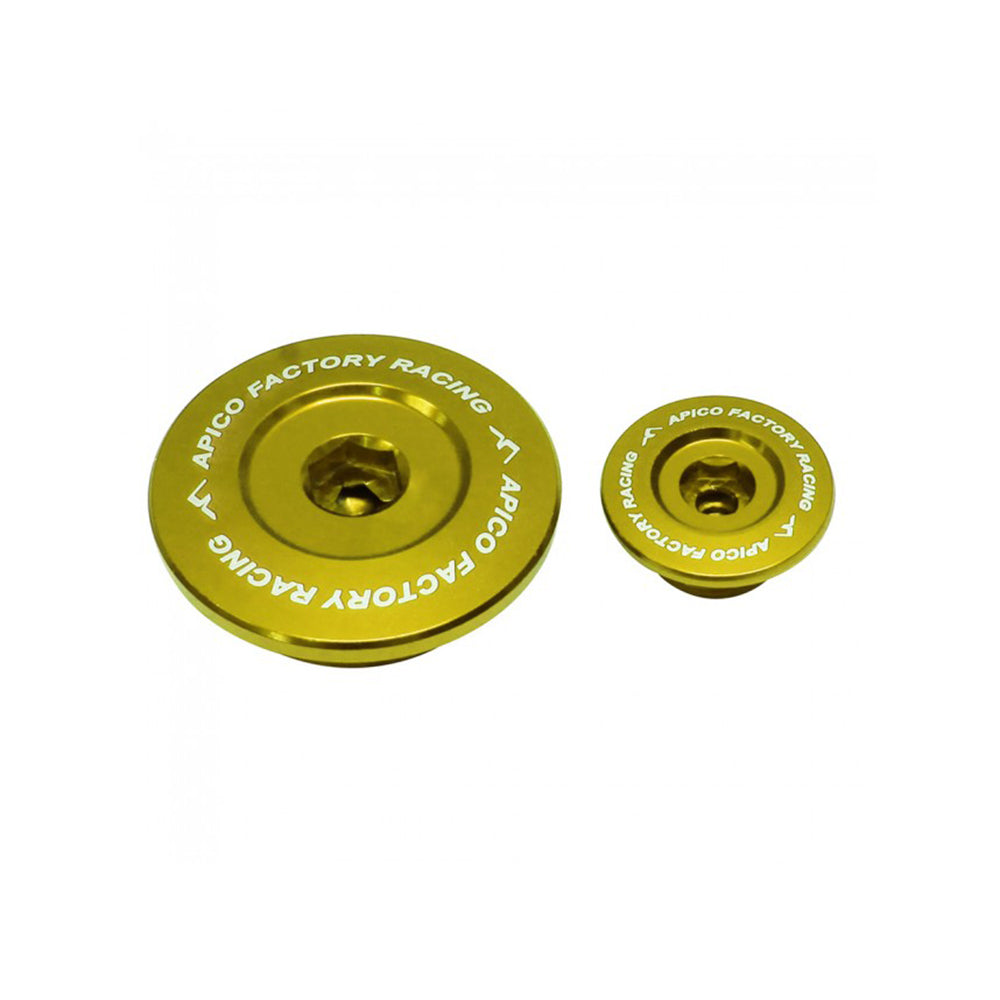 Apico Engine Plug Suzuki RM-Z250 07-25,  RM-Z450 05-25 Gold