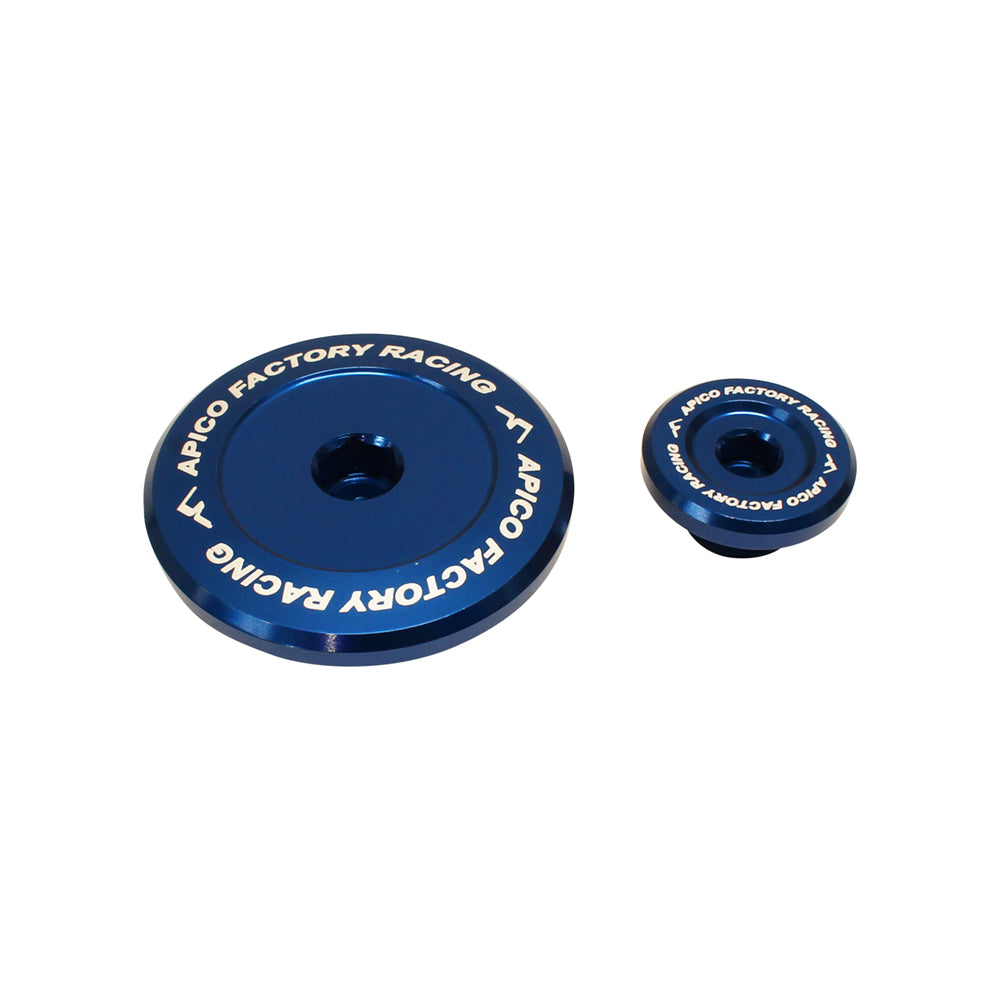 Apico Engine Plug Yamaha YZ250F 14-25,  YZ450F 10-22,  YZFX/WRF250 15-25,  YZFX/WRF450 16-23  Blue