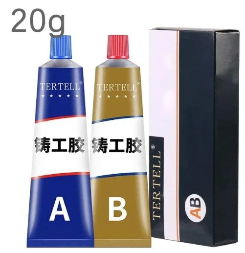 Dirt Racing Epoxy Steel High Temp Syringe 20g Metal Repair Ab Glue Waterproof