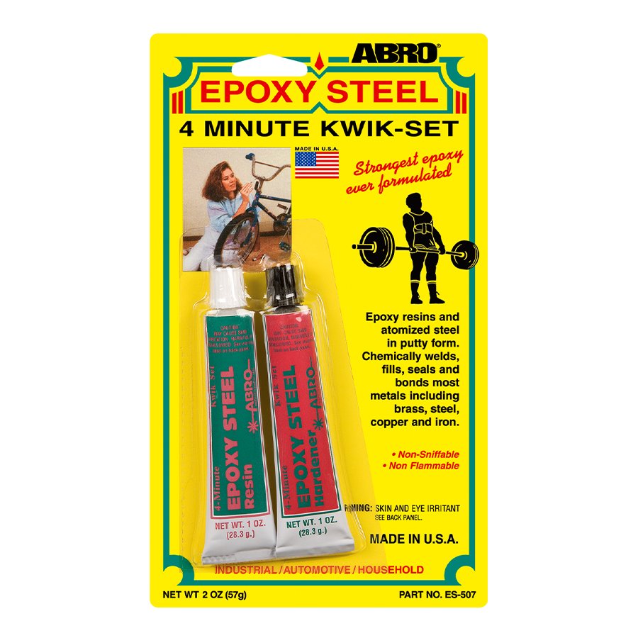 ABRO Abro Epoxy Steel 4min Quick Set Es-507