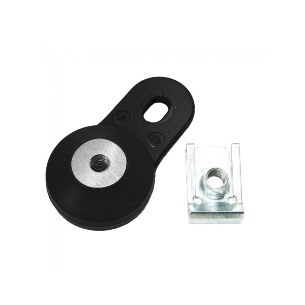 APICO EXHAUST MOUNTING BRACKET KTM/HQV/BETA RR/GAS/SHERCO SE-R 125-300 2T >24 BLACK  (R)