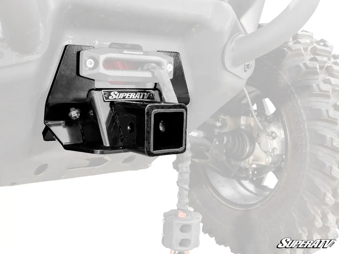 SuperATV Front Hitch Receiver Canam Defender Traxter, Superatv Fh-ca-def-01