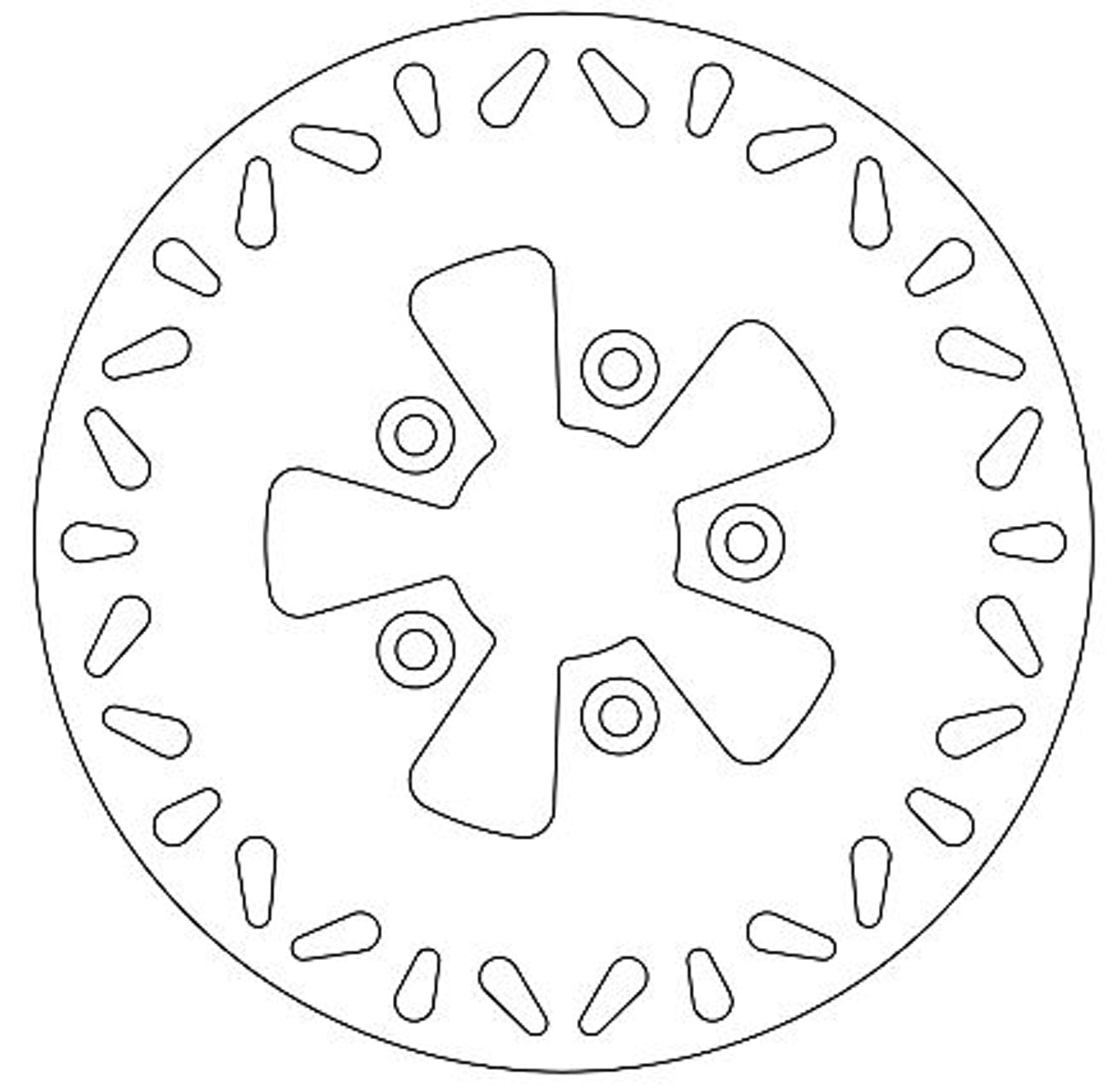 Ferodo Brake Disc Solid Fmd0019R