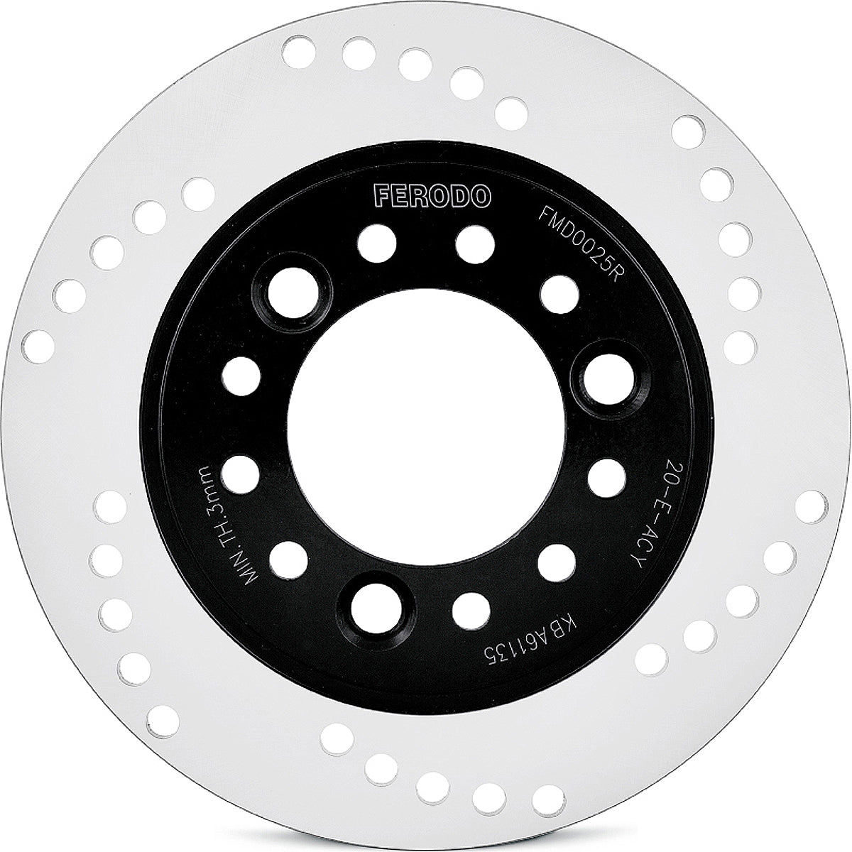 Ferodo Brake Disc Solid Fmd0025R